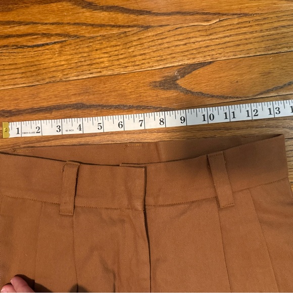 Uncle Studios Cotton Bloomers size small nwot High-Waisted camel Trousers - Picture 6 of 10